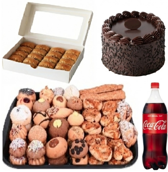 1 kg Cevizli Baklava Öne Çıkan 6-9 Kişilik Menü Antalya pasta