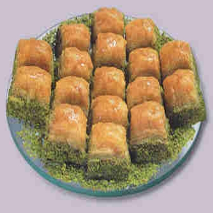 1 Kg Fıstıklı Baklava - Geleneksel Şerbetli Tatlı Antalya pasta