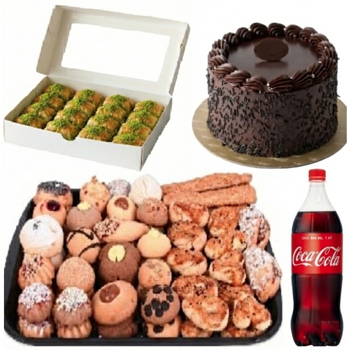 1 kg Fıstıklı Baklava Öne Çıkan 2-3 Kişilik Menü Antalya pasta