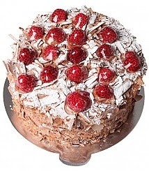 4 ile 6 kişilik Çikolatalı Frambuazlı yaş pasta Antalya pasta