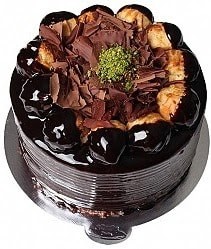 4 ile 6 kişilik Profiterollü Yaş pasta Antalya pasta