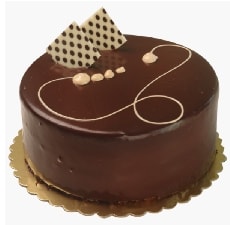 6-9 Kişilik Sade Çikolatalı Şef Özel Tarifi Pasta Antalya pasta