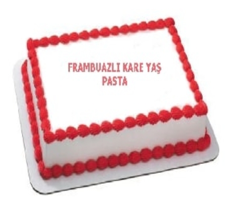 80 Kişilik Frambuazlı Yaş Pasta - Kutlama Denince Akla Gelen Lezzet Antalya pasta