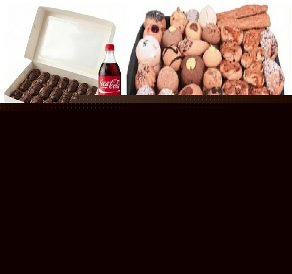 9-10 Kişilik Çikolatalı Yaş Pasta + Kuru Pasta + Baklava Menüsü Antalya pasta