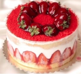 Çilekli Mois Pasta Romantik Akşamlar İçin Antalya pasta