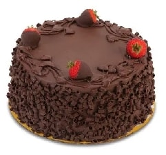 Gurme Çikolatalı 9-12 Kişilik Klasik Yaş Pasta Antalya pasta