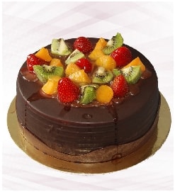 Hasbahçe 2-3 Kişilik Karışık Meyveli Ev Yapımı Tadında Pasta Antalya pasta