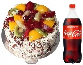 Karışık Meyveli Pasta Doğum Günü Antalya pasta