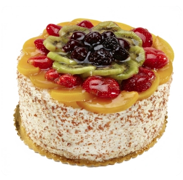 Pastane firmamızdan 4 kişilik karışık mevsim meyveli yaş pasta Antalya pasta