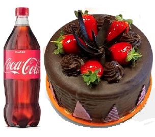 Pürüzsüz Dış Kaplamalı Çikolatalı Pasta Seti Antalya pasta